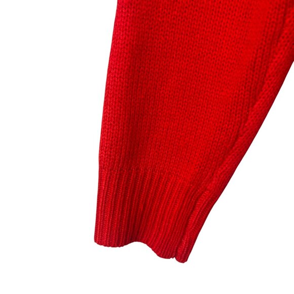 Women's Size XL Heart Sweater with Side Slits GUC - Picture 4 of 10